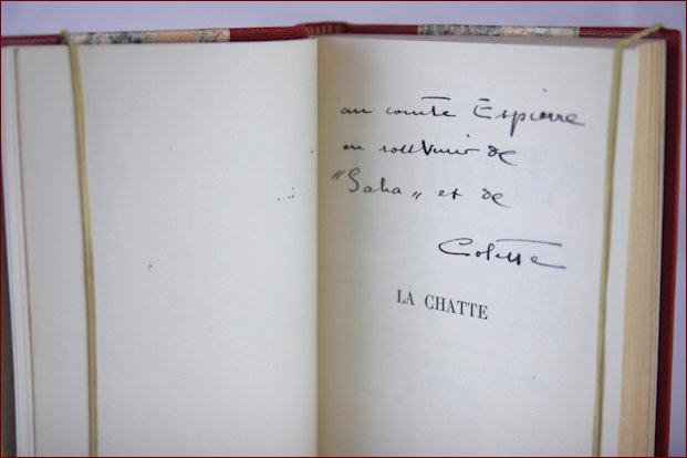La Chatte by Collette autographed